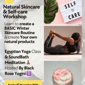 Mians Natural Skincare & Self-Care Workshop | 9 November 2025